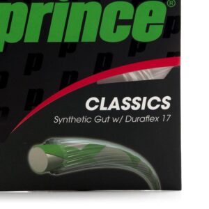 Prince Synthetic Gut with Duraflex 17g White Tennis String