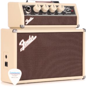 fender mini tonemaster electric guitar amplifier, blonde, with 2-year warranty