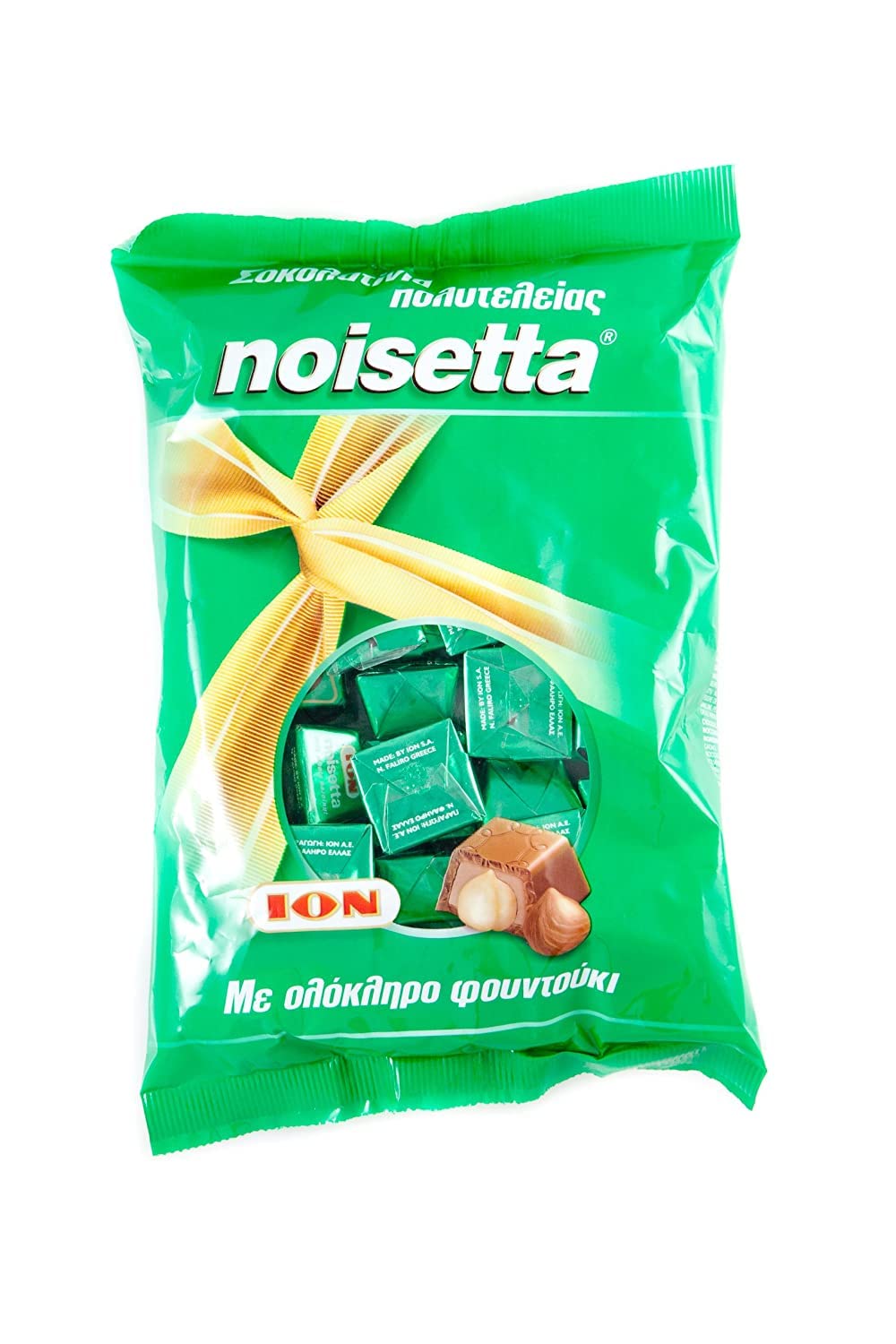 Noisetta Chocolate Covered Hazelnuts - Individually Wrapped Whole Hazelnuts - Imported from Greece - Orthodox Easter - Ukrainian Orthodox (500g)