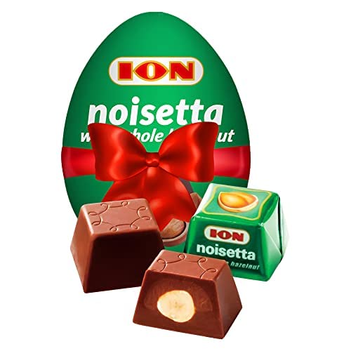 Noisetta Chocolate Covered Hazelnuts - Individually Wrapped Whole Hazelnuts - Imported from Greece - Orthodox Easter - Ukrainian Orthodox (500g)