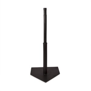 champion sports deluxe batting tee - mounted adjustable telescopic batting tee