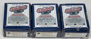 1991 upper deck baseball final edition factory set