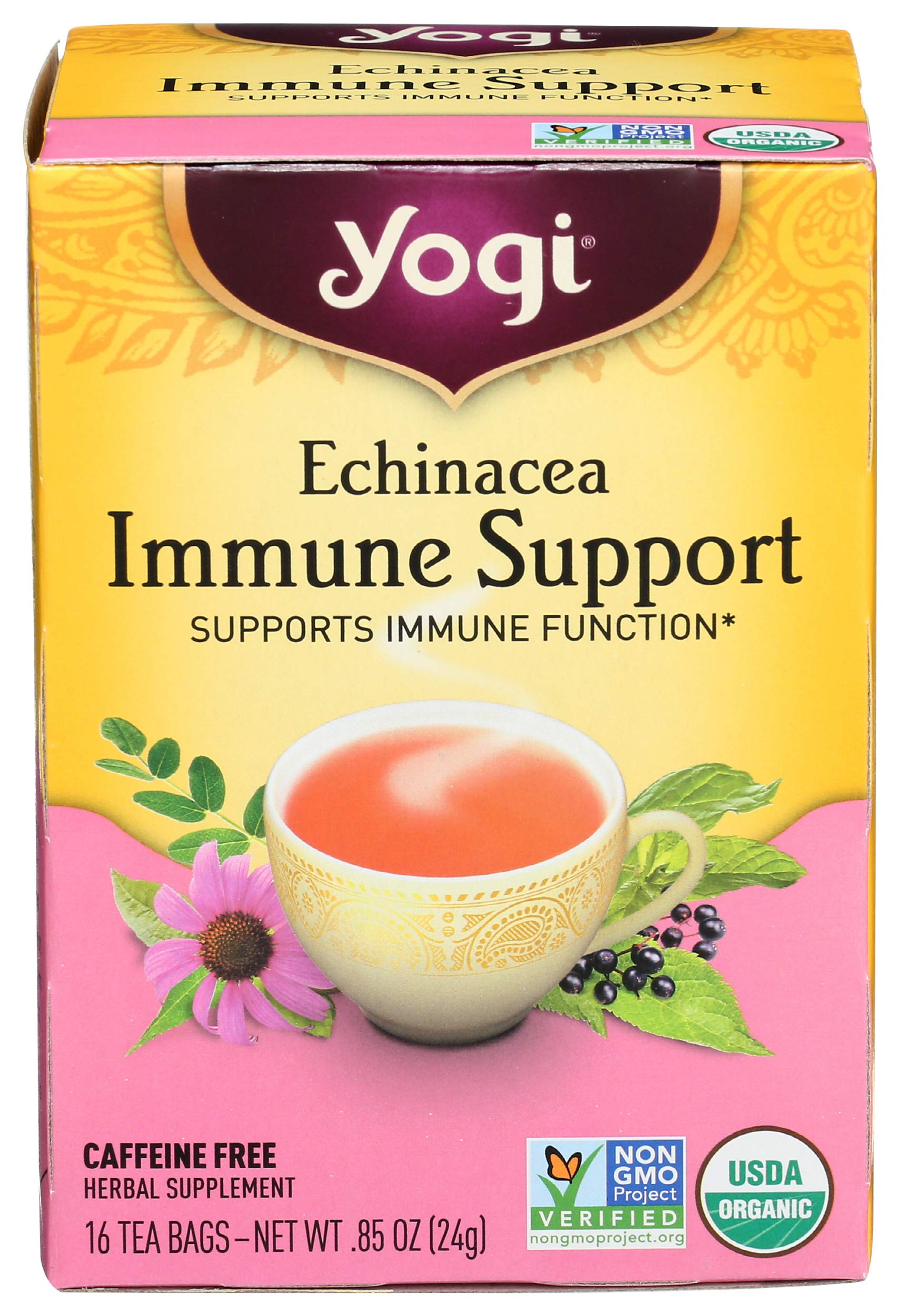 Yogi Tea, Echinacea Immune Support, 16 Count