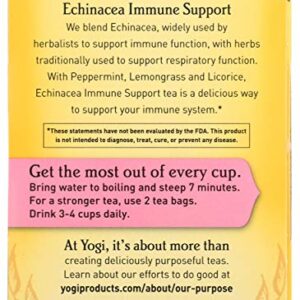 Yogi Tea, Echinacea Immune Support, 16 Count