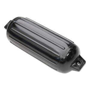 Taylor Made Products 952622 Super Gard Inflatable Vinyl Boat Fender, 6.5 x 22 inch, Black