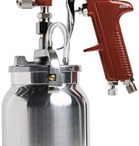 Astro Pneumatic Tool 4008 Spray Gun with Cup - Red Handle 1.8mm Nozzle