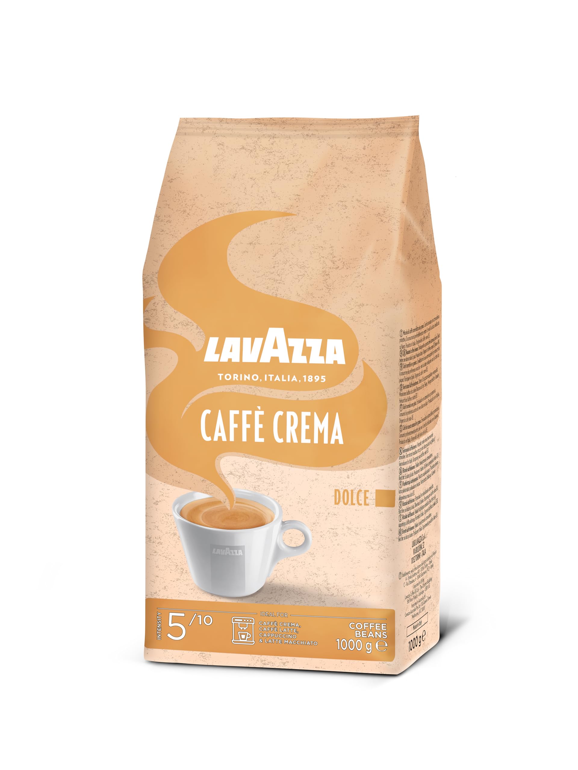 Lavazza CaffÃƒ¨ Crema Dolce, 1er Pack (1 x 1 kg Packung)