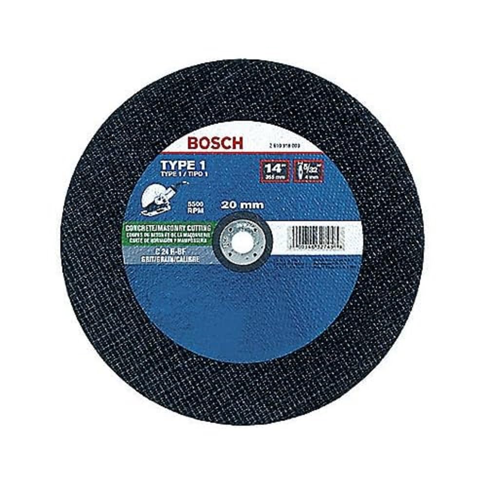 Bosch CWPS1C1220 Concrete and Masonry Cutting Wheel, 12-Inch 5/32 by 20mm, 10-Pack