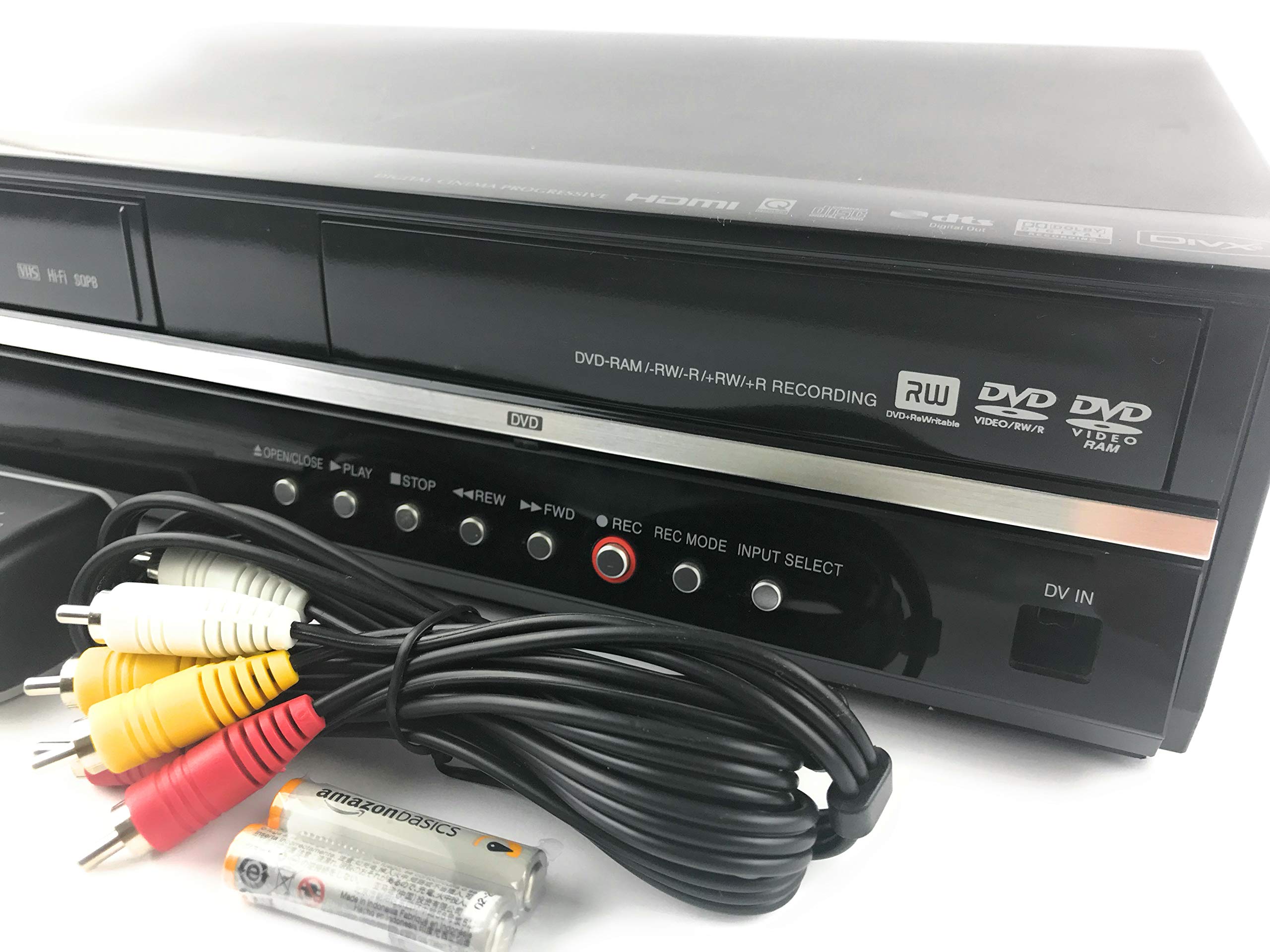 Toshiba D-VR600 Tunerless 1080i Up-Converting DivX Certified DVD Recorder VCR Combo,Black