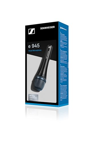 SENNHEISER Professional E 945 Dynamic Super-Cardioid Vocal Microphone,black