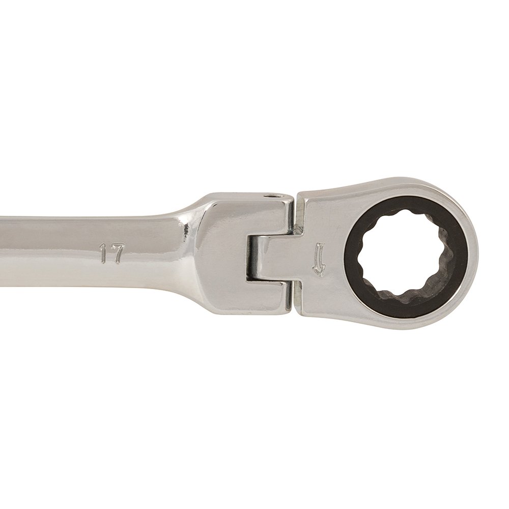 Silverline 580470 Flexible Head Ratchet Spanner 17 mm