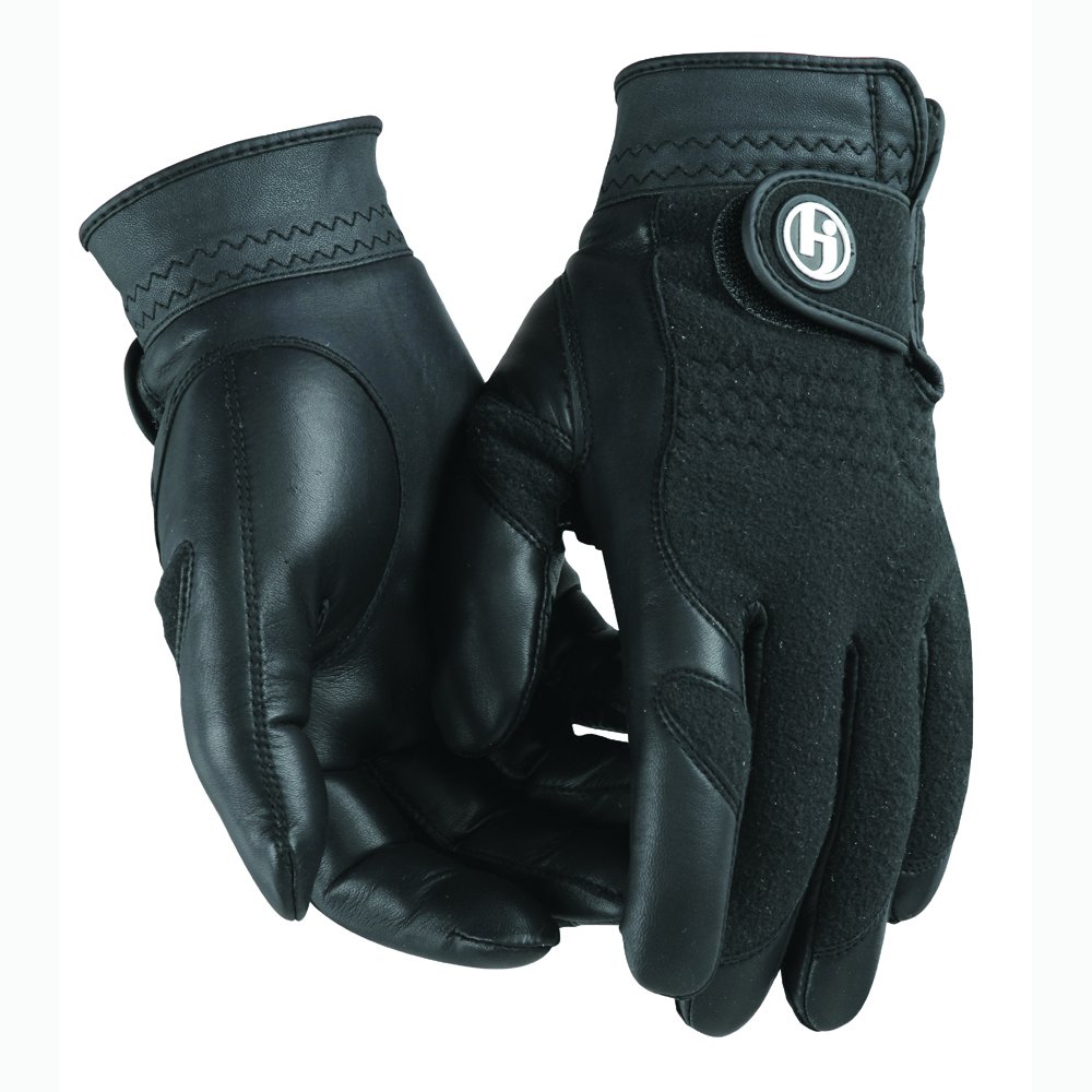 Unique Sports HJ Winter Performance Golf Gloves Pair Ladies Medium Black