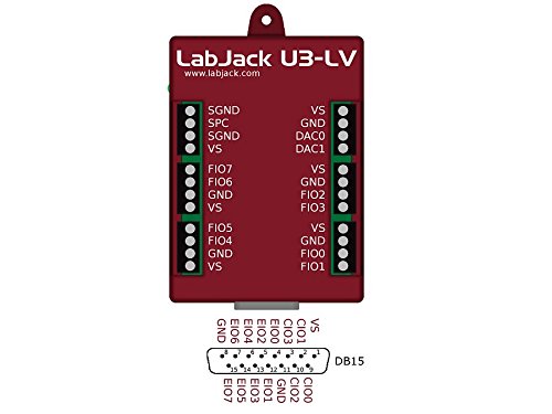 Lab jack Low-Voltage U3-LV USB Module - High-Speed Data Acquisition DAQ Device with 4 Analog Inputs – Digital I/O and Flexible I/O Channels - Compatible with Third party Software