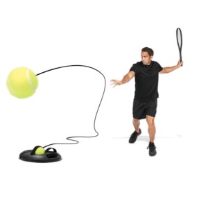 SKLZ Dual Swivel Tennis Ball Launcher, Multipurpose Trainer, 15-Foot Kinetic Cord, Ages 7 and Up