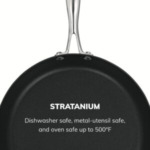 SCANPAN Professional 10.25” Fry Pan - Easy-to-Use Nonstick Cookware - Dishwasher, Metal Utensil & Oven Safe - Made in Denmark