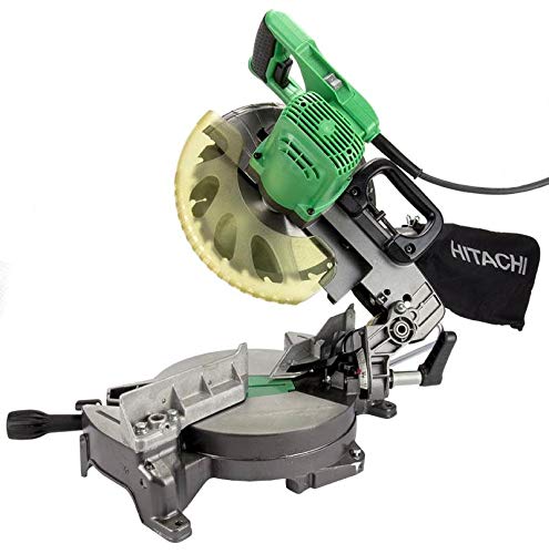 Hitachi C10FCH2 15-Amp 10-inch Single Bevel Compound Miter Saw with Laser Marker