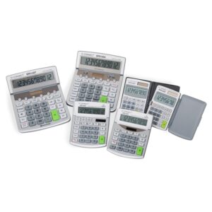 Q-Connect Silver Large 12-Digit Pocket Calculator KF01603