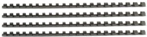 q connect 16mm binding comb - black (pack of 50)