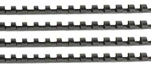 Q Connect 16mm Binding Comb - Black (Pack of 50)