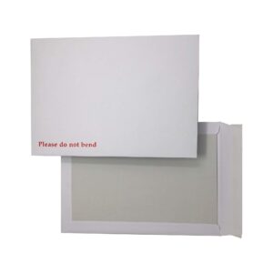 q-connect kf3525 120gsm white peel and seal board back envelope c4 (pack of 125)