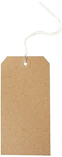 Q-Connect KF01613 Strung Tag 146x73mm Buff (Pack of 1000)