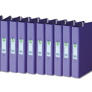 Q-Connect KF01474 2-Ring Binder A4 25mm Polypropylene Purple (Pack of 10)