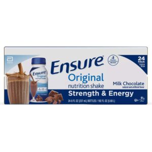 Ensure Complete Balanced Nutrition Shake, Creamy Milk Chocolate, #50462 - 8 Oz, 24 Ea/case