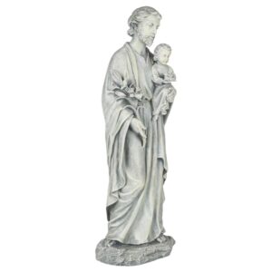 Joseph's Studio by Roman - St. Joseph Statue, 20" H, Garden Collection, Resin and Stone, Decorative, Religious Gift, Home Indoor and Outdoor Decor, Durable, Long Lasting