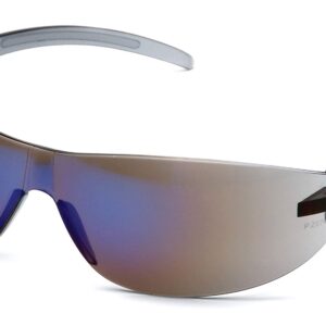 Pyramex Alair Safety Eyewear Blue Mirror Lens Blue Mirror Frame ANSI Z87+