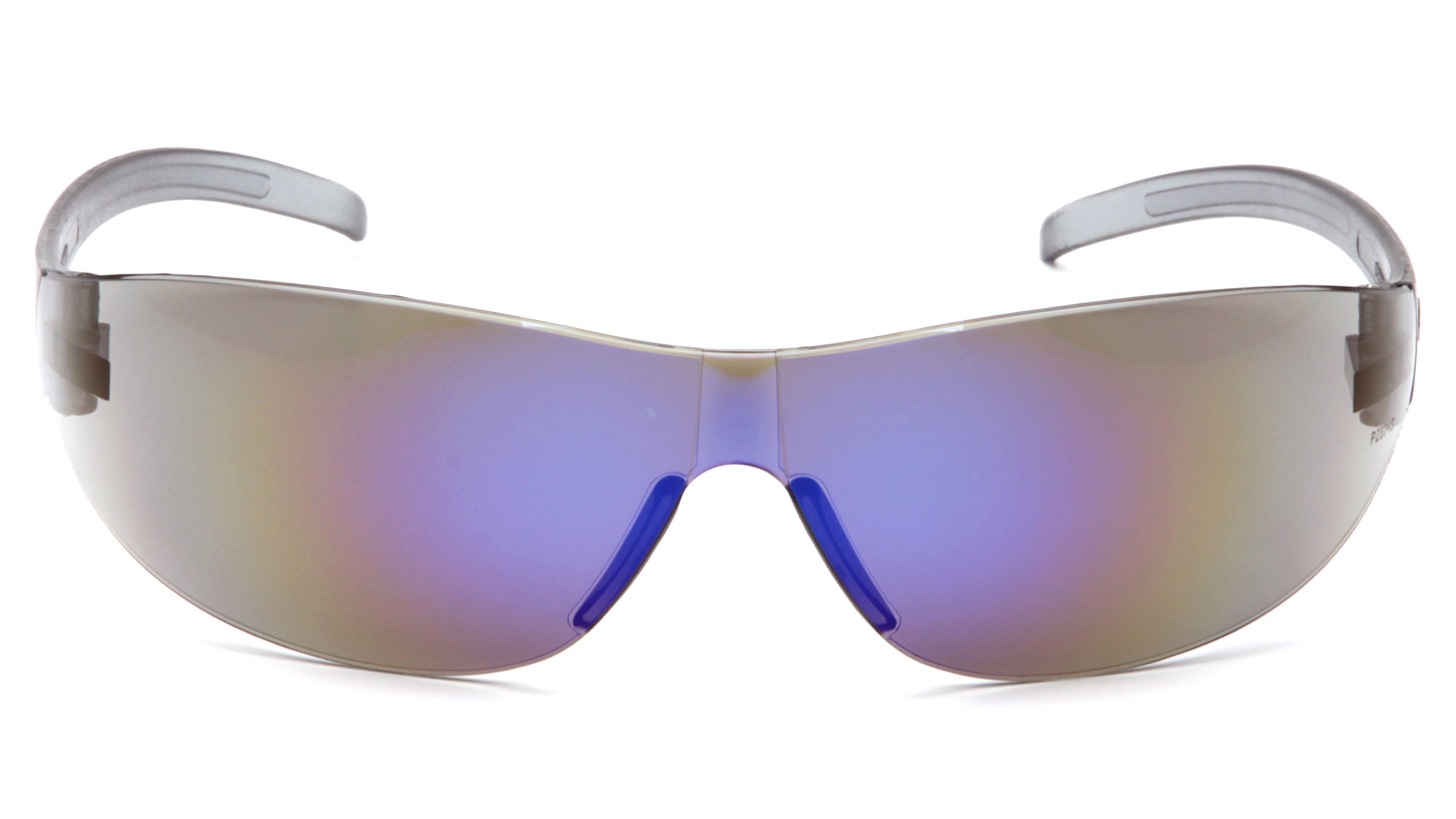 Pyramex Alair Safety Eyewear Blue Mirror Lens Blue Mirror Frame ANSI Z87+