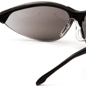 Pyramex Rendezvous Safety Eyewear Silver Mirror Lens Black Frame