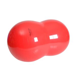 gymnic physio roll exercise ball - red, 34" x 52"