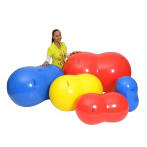 Gymnic Physio Roll Exercise Ball - Red, 34" x 52"