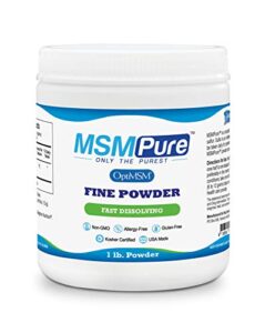 kala health msmpure msm - 1 lb fine powder crystals, 99.9% pure distilled organic sulfur crystals for joint health, skin & hair, made in the usa