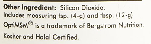 Kala Health MSMPure MSM - 1 lb Fine Powder Crystals, 99.9% Pure Distilled Organic Sulfur Crystals for Joint Health, Skin & Hair, Made in The USA