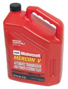 ford genuine xt-5-5qm mercon-v automatic transmission and power steering fluid - 5 quart