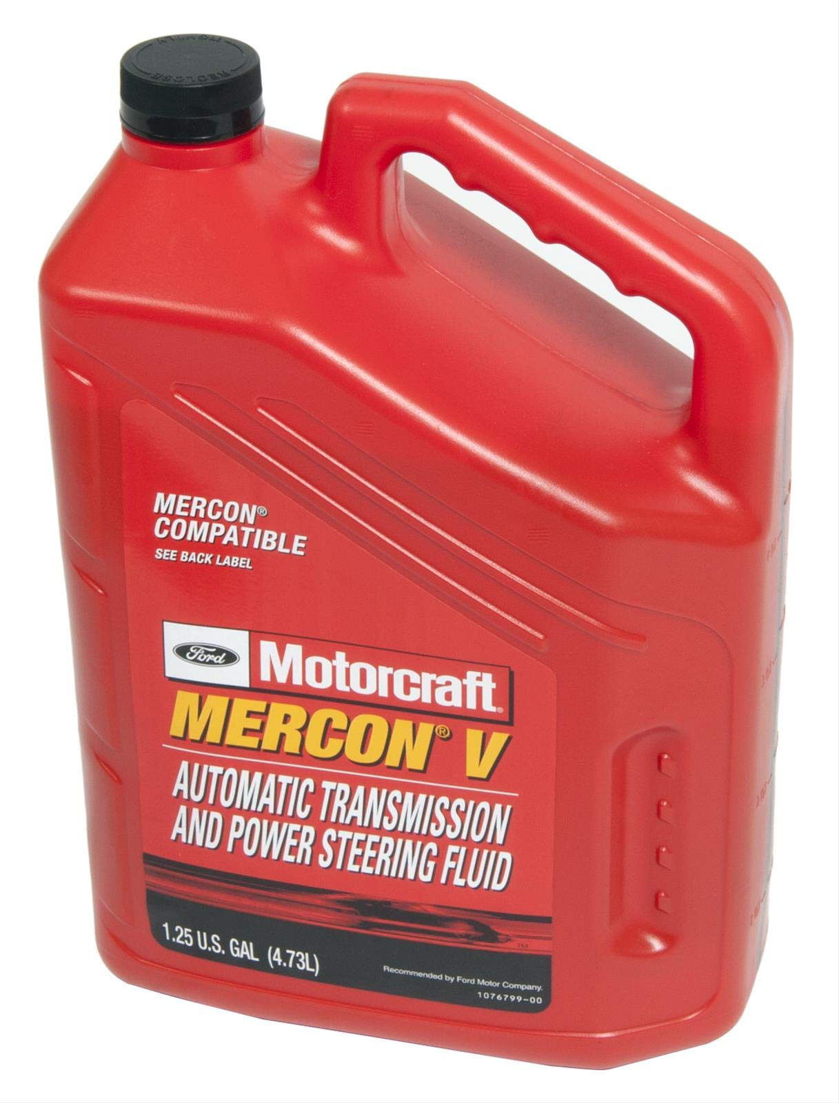 Ford Genuine XT-5-5QM MERCON-V Automatic Transmission and Power Steering Fluid - 5 Quart