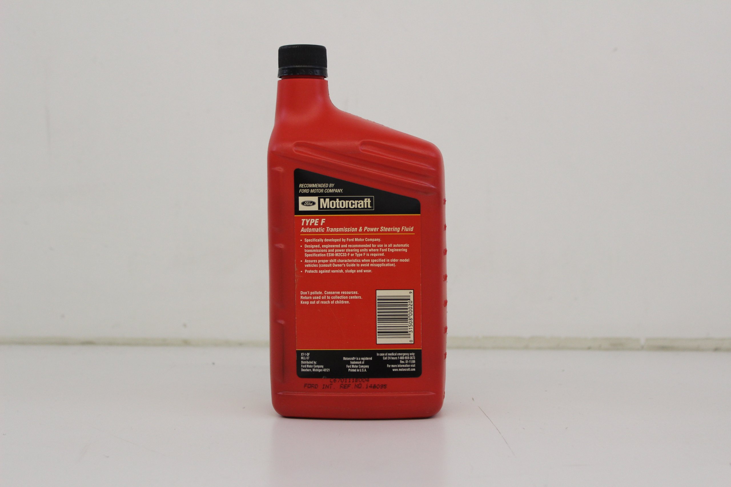 Ford Genuine Fluid XT-1-QF Type-F Automatic Transmission and Power Steering Fluid - 1 Quart