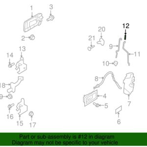 Ford FODZ-5421850-A - KNOB - Door Lock CON