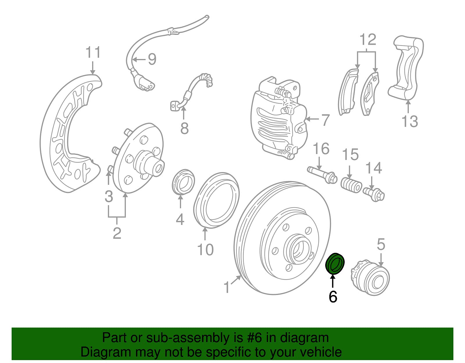 Ford F87Z-3B457-AA - RING - RETAINING