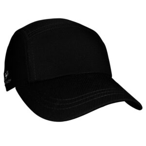 Headsweats Womens Performance Race Hat for Running and Outdoor Lifestyle Baseball Cap, Black