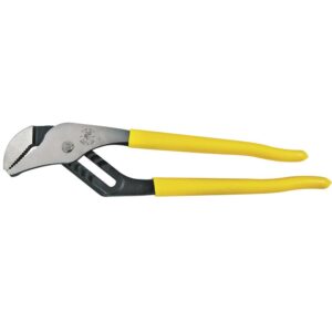 klein tools d502-12 pump pliers, dipped 12-inch tongue and groove, yellow