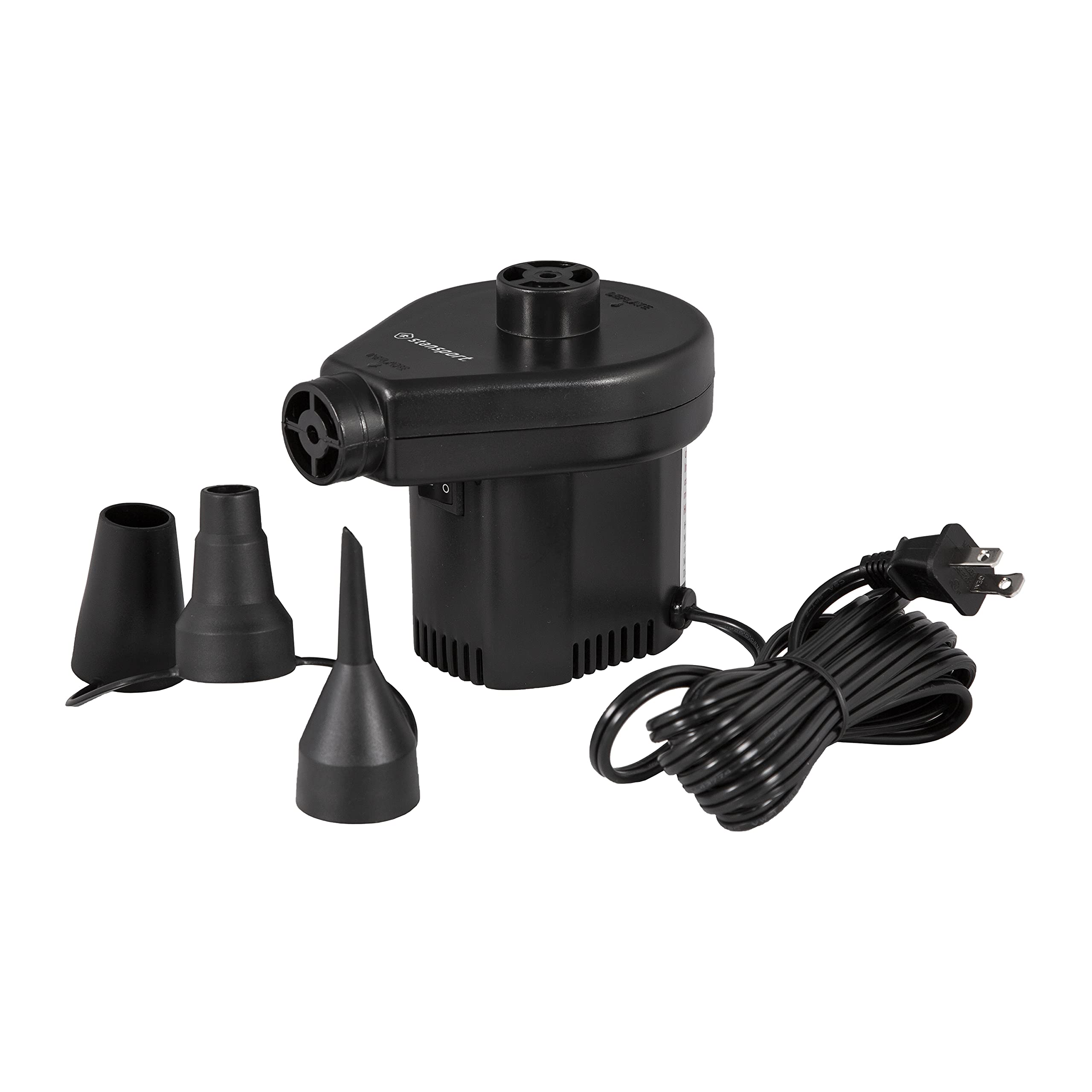 Stansport High Volume Electrical Air Pump (439),Black