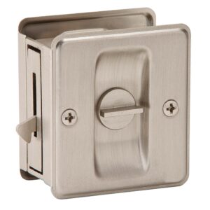 ives by schlage 991b619 sliding door lock, satin nickel