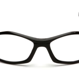 Pyramex Solara Safety Eyewear, Clear Lens With Black Frame