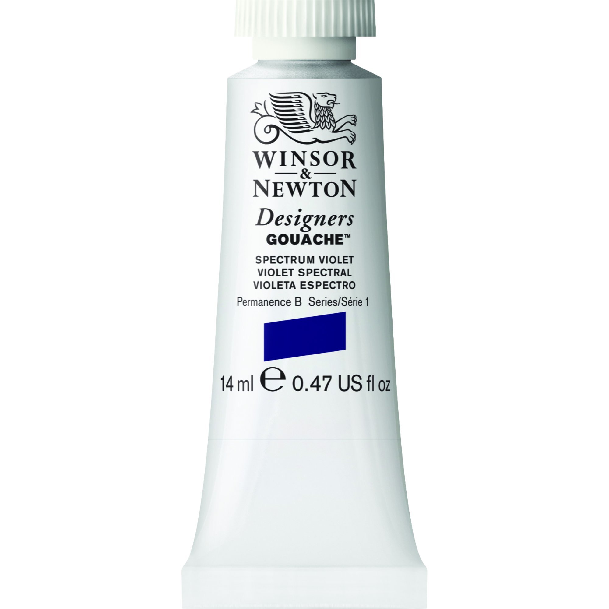 Winsor & Newton Designer's Gouache, 14 ml (0.47oz) tube, Spectrum Violet