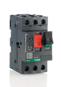 schneider electric gv2me14 manual motor starter, button, 6-10a, 1p