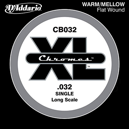 D'Addario CB032 Chromes Bass Guitar Single String, 032