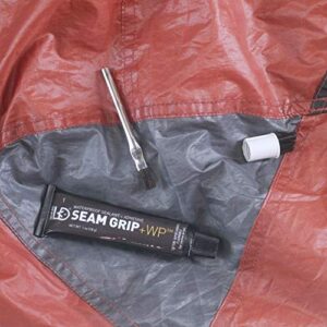 Gear Aid Seam Grip WP Waterproof Sealant and Adhesive for Tents and Outdoor Fabric, Clear, 1 oz