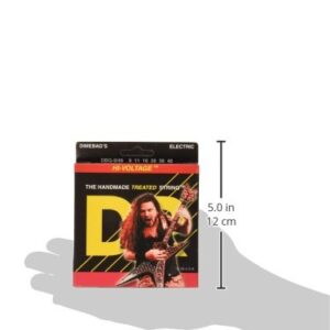 DR Strings Electric Guitar Strings, Dimebag Darrell Signature, Treated Nickel-Plated, 9-46